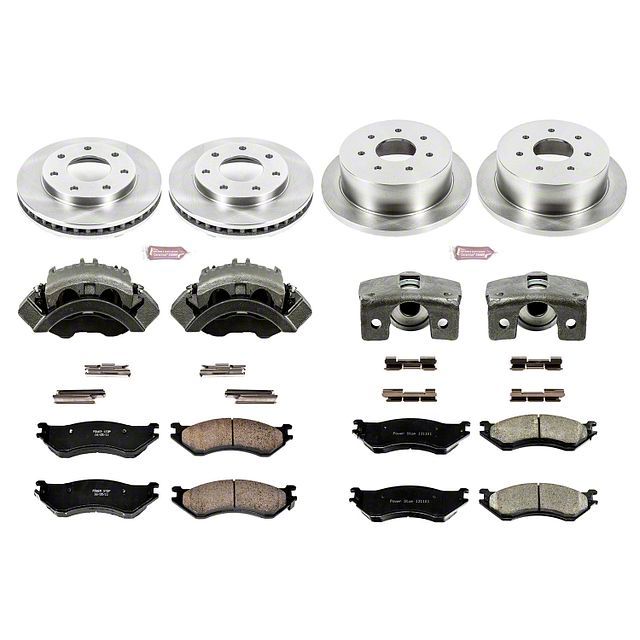 PowerStop F150 OE Replacement 7Lug Brake Rotor, Pad and Caliper Kit