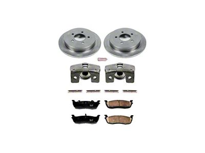 PowerStop OE Replacement 5-Lug Brake Rotor, Pad and Caliper Kit; Rear (Late 00-03 F-150 w/ Rear Disc Brakes; 99-03 F-150 Lightning)