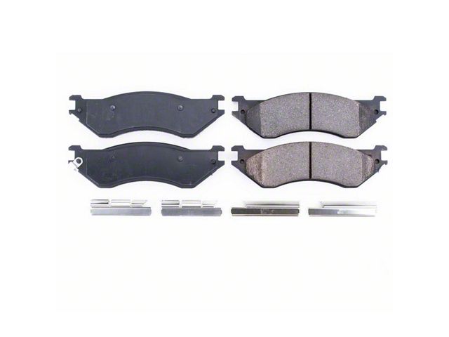 PowerStop Z17 Evolution Plus Clean Ride Ceramic Brake Pads; Front Pair (99-03 F-150 Lightning; 00-03 7 or 8-Lug F-150)