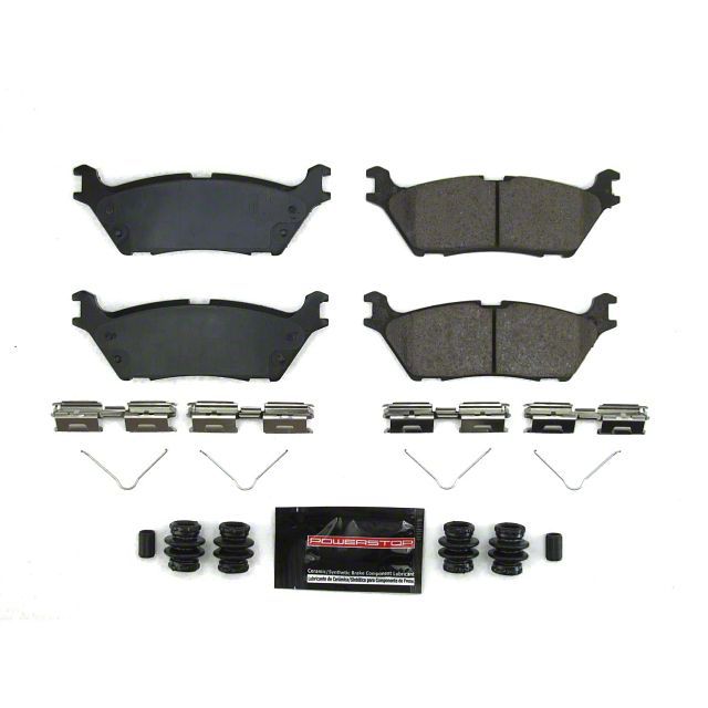 PowerStop Z23 Evolution Sport Carbon-Fiber Ceramic Brake Pads; Rear Pair (21-24 F-150)