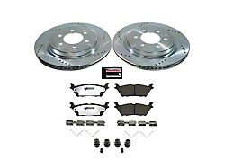 PowerStop Z36 Extreme Truck and Tow 6-Lug Brake Rotor and Pad Kit; Rear (21-24 F-150 w/ 350mm Rear Rotors)