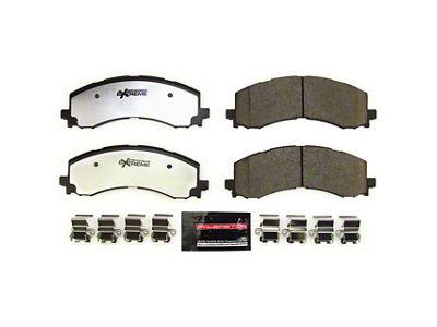 PowerStop Z36 Extreme Truck and Tow Carbon-Fiber Ceramic Brake Pads; Front Pair (21-25 F-150)