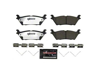 PowerStop Z36 Extreme Truck and Tow Carbon-Fiber Ceramic Brake Pads; Rear Pair (21-24 F-150)