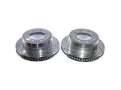 PowerStop Evolution Cross-Drilled and Slotted 6-Lug Rotors; Rear Pair (23-25 F-250 Super Duty)