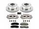 PowerStop OE Replacement 8-Lug Brake Rotor, Pad and Caliper Kit; Rear (13-22 F-250 Super Duty)