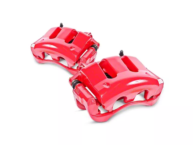PowerStop Performance Rear Brake Calipers; Red (13-22 F-250 Super Duty)