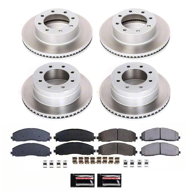 thumbnail image 2 of 2x Front Drilled Brake Rotors For Ford F-250/F-350/F-450 Super Duty 4WD (2012-2022) 2 of 3