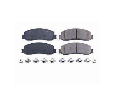 PowerStop Z17 Evolution Plus Clean Ride Ceramic Brake Pads; Front Pair (2012 F-250 Super Duty)