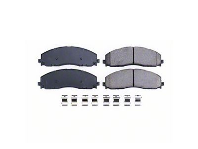 PowerStop Z17 Evolution Plus Clean Ride Ceramic Brake Pads; Front Pair (13-22 F-250 Super Duty)