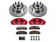 PowerStop Z36 Extreme Truck and Tow 8-Lug Brake Rotor, Pad and Caliper Kit; Front (13-16 2WD F-250 Super Duty SRW)