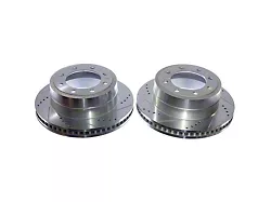PowerStop Evolution Cross-Drilled and Slotted 6-Lug Rotors; Rear Pair (23-25 F-350 Super Duty SRW)