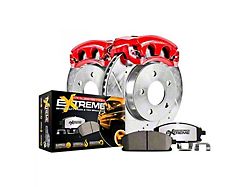 PowerStop Z36 Extreme Truck and Tow 8-Lug Brake Rotor, Pad and Caliper Kit; Rear (13-22 F-350 Super Duty SRW)