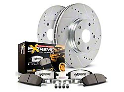 PowerStop Z36 Extreme Truck and Tow 8-Lug Brake Rotor and Pad Kit; Rear (05-Early 07 F-350 Super Duty SRW)