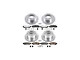 PowerStop Z36 Extreme Truck and Tow 8-Lug Brake Rotor and Pad Kit; Front and Rear (2012 4WD F-350 Super Duty SRW)