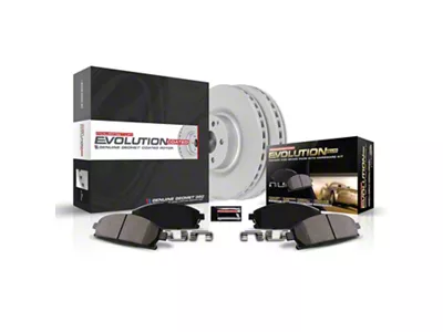 PowerStop Z17 Evolution Plus 5-Lug Brake Rotor and Pad Kit; Front (22-26 Maverick)