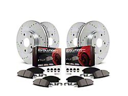 PowerStop Z23 Evolution Sport 5-Lug Brake Rotor and Pad Kit; Front and Rear (22-26 Maverick)