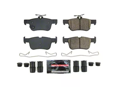 PowerStop Z23 Evolution Sport Carbon-Fiber Ceramic Brake Pads; Rear Pair (22-26 Maverick)