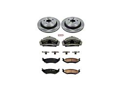 PowerStop OE Replacement 5-Lug Brake Rotor, Pad and Caliper Kit; Rear (02-18 RAM 1500, Excluding SRT-10 & Mega Cab)