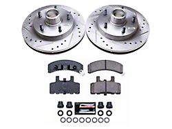 PowerStop Z23 Evolution Sport 5-Lug Brake Rotor and Pad Kit; Front (94-99 2WD RAM 1500)