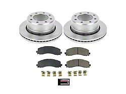 PowerStop OE Replacement 8-Lug Brake Rotor and Pad Kit; Rear (19-25 RAM 2500)