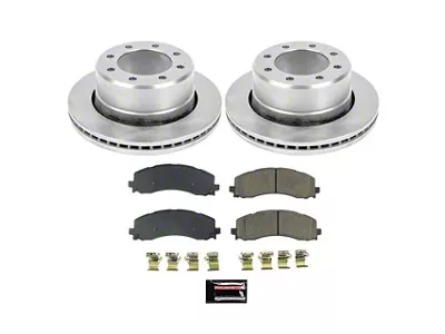 PowerStop OE Replacement 8-Lug Brake Rotor and Pad Kit; Rear (19-24 RAM 2500)