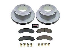 PowerStop Z17 Evolution Plus 8-Lug Brake Rotor and Pad Kit; Rear (19-25 RAM 3500 DRW)