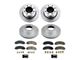 PowerStop Z17 Evolution Plus 8-Lug Brake Rotor and Pad Kit; Front and Rear (19-24 RAM 3500 SRW)