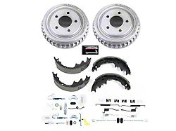 PowerStop OE Replacement 5-Lug Brake Drum and Pad Kit; Rear (98-09 Ranger w/ 9-Inch Rear Drum Brakes)