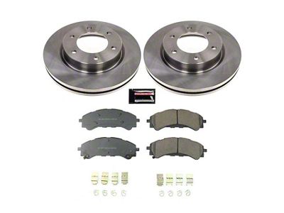 PowerStop OE Replacement Brake Rotor and Pad Kit; Front (19-23 Ranger)