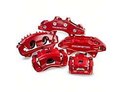 PowerStop Powder Coated Brake Calipers; Front; Red (98-02 2WD Ranger w/ 11.25-Inch Front Rotors; 98-02 Ranger EV)
