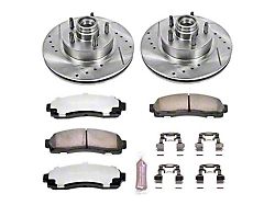PowerStop Z36 Extreme Truck and Tow Brake 5-Lug Rotor and Pad Kit; Front (03-06 2WD Ranger w/ 4-Wheel ABS; 07-09 2WD Ranger)