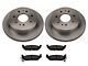 PowerStop OE Replacement 6-Lug Brake Rotor and Pad Kit; Rear (04-17 2WD/4WD F-150; 17-18 F-150 Raptor)