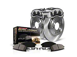 PowerStop OE Replacement 8-Lug Brake Rotor, Pad and Caliper Kit; Rear (2004 Sierra 2500 HD w/ 4-Wheel Steering)