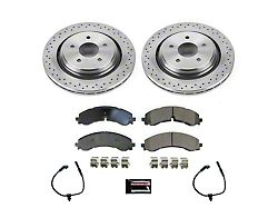 PowerStop OE Replacement 8-Lug Brake Rotor and Pad Kit; Rear (20-25 Sierra 2500 HD)