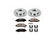 PowerStop OE Replacement 8-Lug Brake Rotor and Pad Kit; Front (20-24 Sierra 2500 HD)