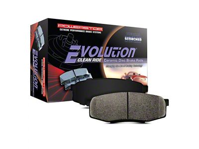 PowerStop Z16 Evolution Clean Ride Ceramic Brake Pads; Front/Rear Pair (20-25 Sierra 3500 HD)