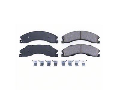 PowerStop Z17 Evolution Plus Clean Ride Ceramic Brake Pads; Rear Pair (11-15 Sierra 3500 HD)