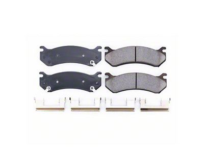 PowerStop Z17 Evolution Plus Clean Ride Ceramic Brake Pads; Rear Pair (01-10 Sierra 3500 HD SRW)