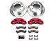 PowerStop Z36 Extreme Truck and Tow 8-Lug Brake Rotor, Pad and Caliper Kit; Rear (07-10 Sierra 3500 HD DRW)