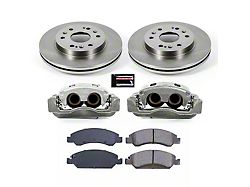 PowerStop OE Replacement 6-Lug Brake Rotor, Pad and Caliper Kit; Front (07-18 Silverado 1500)