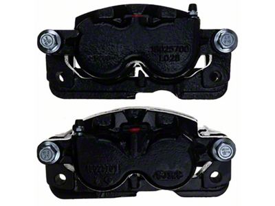 PowerStop Performance Front Brake Calipers; Black (99-06 Silverado 1500 w/o Rear Drum Brakes)
