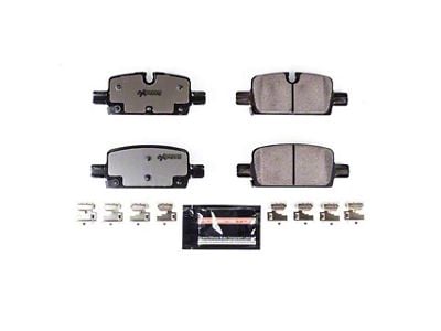 PowerStop Z36 Extreme Truck and Tow Carbon-Fiber Ceramic Brake Pads; Rear Pair (19-24 Silverado 1500)