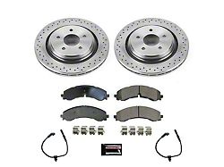 PowerStop OE Replacement 8-Lug Brake Rotor and Pad Kit; Rear (20-24 Silverado 2500 HD)