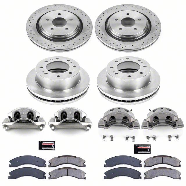 PowerStop Silverado 2500 OE Replacement 8Lug Brake Rotor, Pad and