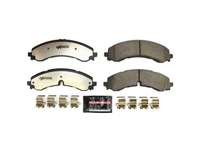 PowerStop Z36 Extreme Truck and Tow Carbon-Fiber Ceramic Brake Pads; Front or Rear Pair (20-24 Silverado 2500 HD)