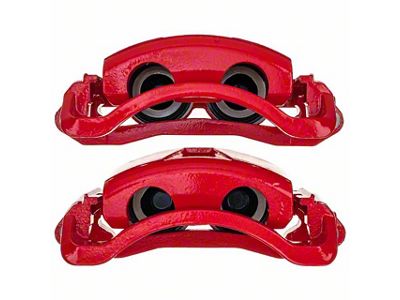 PowerStop Performance Rear Brake Calipers; Red (07-10 Silverado 3500 HD DRW)