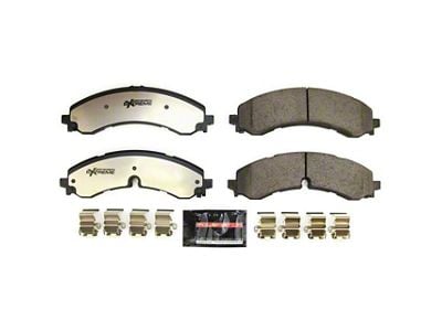 PowerStop Z36 Extreme Truck and Tow Carbon-Fiber Ceramic Brake Pads; Front or Rear Pair (20-23 Silverado 3500 HD)