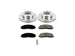 PowerStop OE Replacement 8-Lug Brake Rotor and Pad Kit; Front (13-22 4WD F-250 Super Duty)