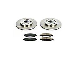 PowerStop OE Replacement 6-Lug Brake Rotor and Pad Kit; Front (2007 Tahoe)