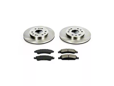 PowerStop OE Replacement 6-Lug Brake Rotor and Pad Kit; Front (08-20 Tahoe, Excluding Police)